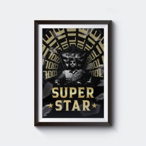 Coolie-Superstar Vibes | Movie | A3 & A4 Size