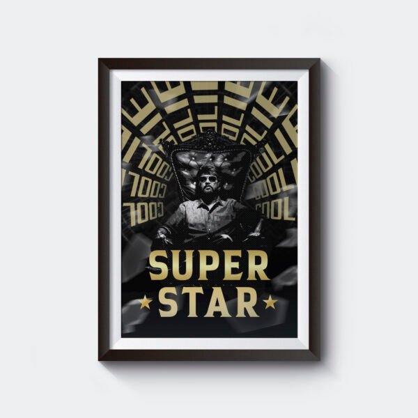 Coolie-Superstar Vibes | Movie | A3 & A4 Size