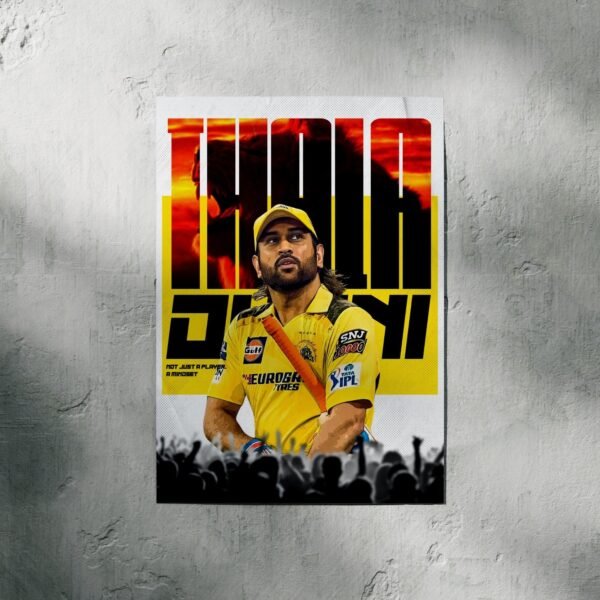 Thala Dhoni | Sports | A3 & A4 Size - Image 2
