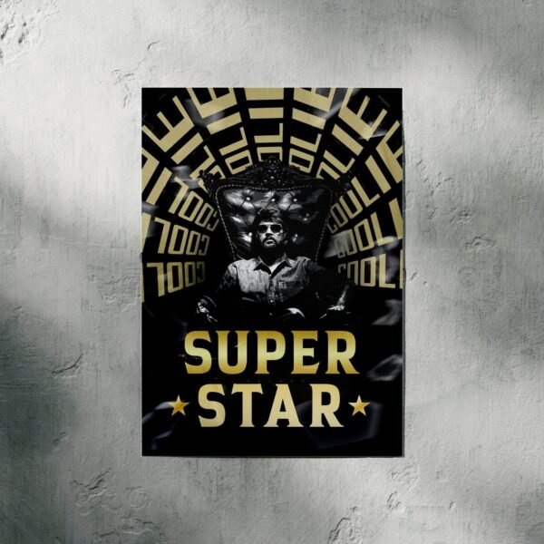 Coolie-Superstar Vibes | Movie | A3 & A4 Size - Image 2