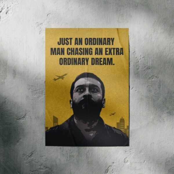 One Man’s Vision | Motivation | A3 & A4 Size - Image 2