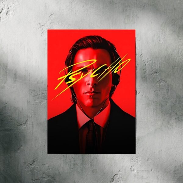 Christian Bale as the Psycho | Entertainment | A3 & A4 Size - Image 2