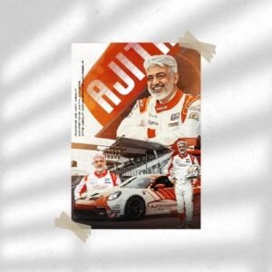 Ajith Kumar Racing | Entertainment Poster | Wall Poster