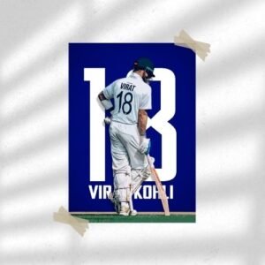 White Jersey VK | Sports Poster | Wall Poster