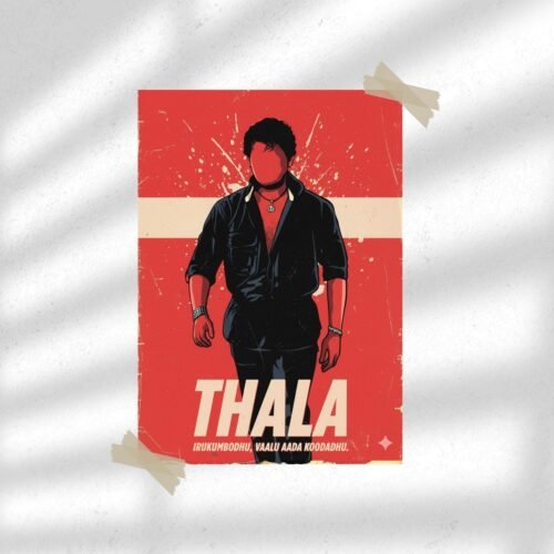 Dheena Ajith | Movie Poster | Wall Poster