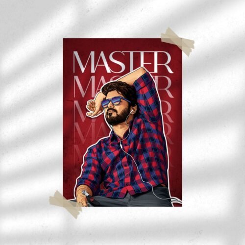 Master Vijay | Movie Poster | Wall Poster