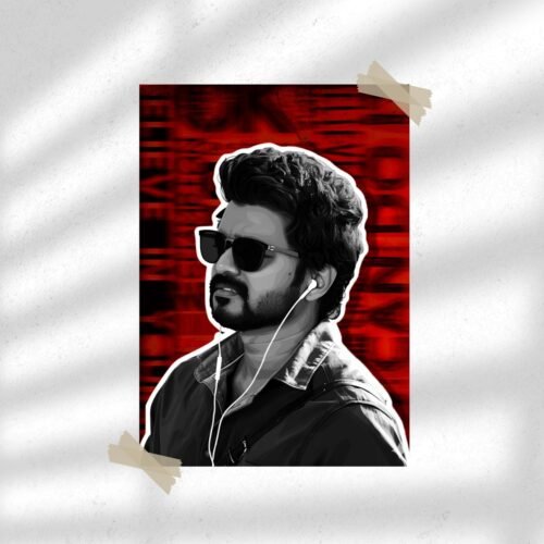 Vibe with Vijay | Entertainment Poster | Wall Poster