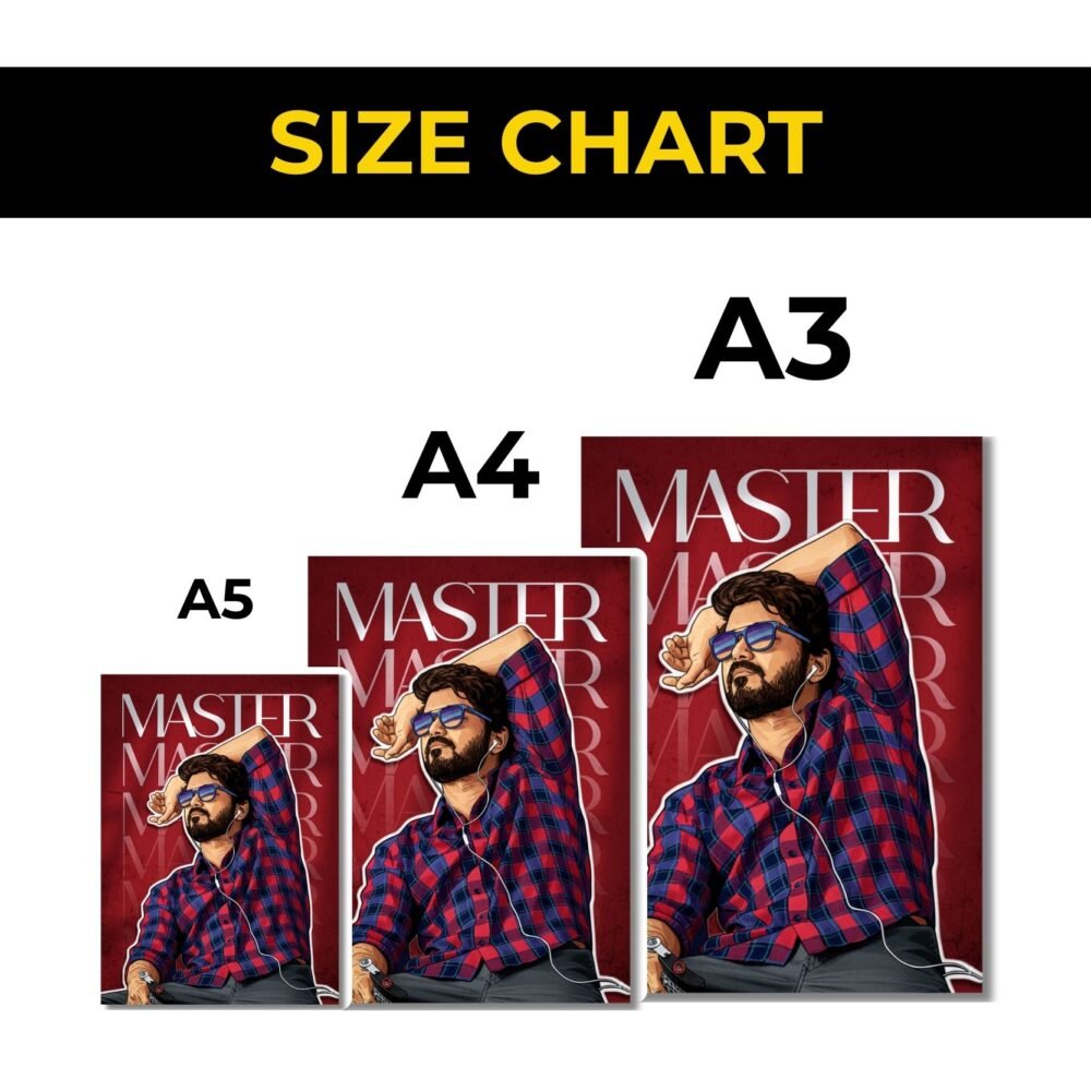 Master Vijay | Movie Poster | Wall Poster - Posterpond