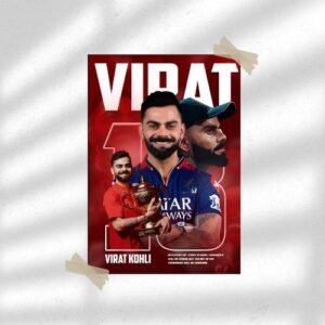 Virat Kohli | Sports Poster | Wall Poster