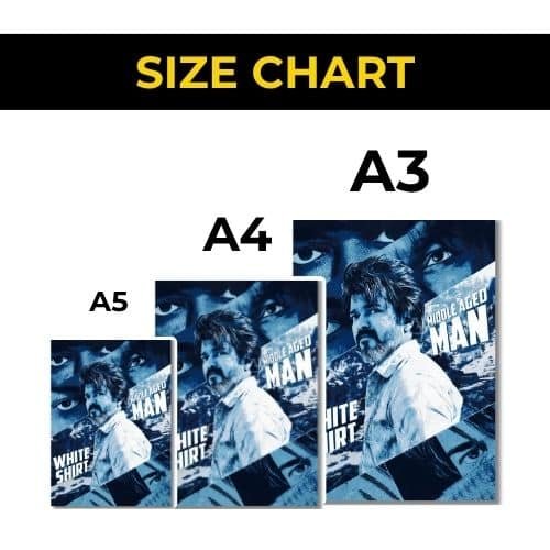 White Shirt Mid Aged Man | Entertainment Poster | Wall Poster - Image 3