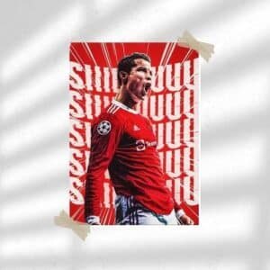 Ronaldo's Celebration | Sports Poster | Wall Poster