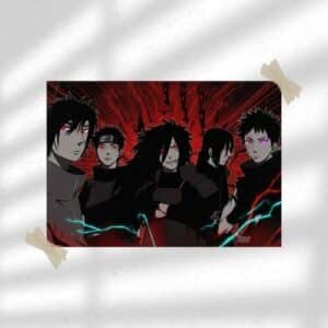 Uchiha Squad | Anime Poster | Wall Poster