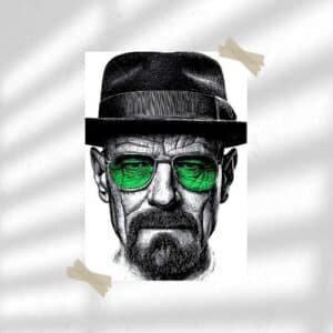 Heisenberg’s Gaze | Entertainment & TV Series Poster | Wall Poster
