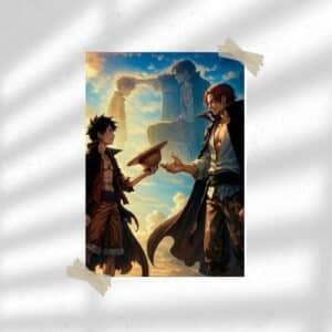 Luffy & Shanks Legacy | Anime Poster | Wall Poster