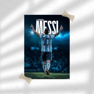 10 - Messi | Sports Poster | Wall Poster