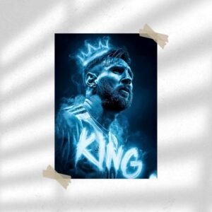 King Messi | Sports Poster | Wall Poster