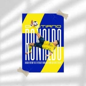 Cristiano Ronaldo  | Sports Poster | Wall Poster