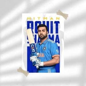 Rohit Sharma | Sports Poster | Wall Poster