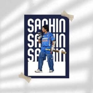 Sachin Tendulkar | Sports Poster | Wall Poster