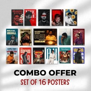 Mass Heroes Mega Combo | A5-Combo Posters | Wall Poster