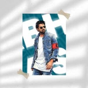 Rebel Star - Prabhas  | Entertainment Poster | Wall Poster