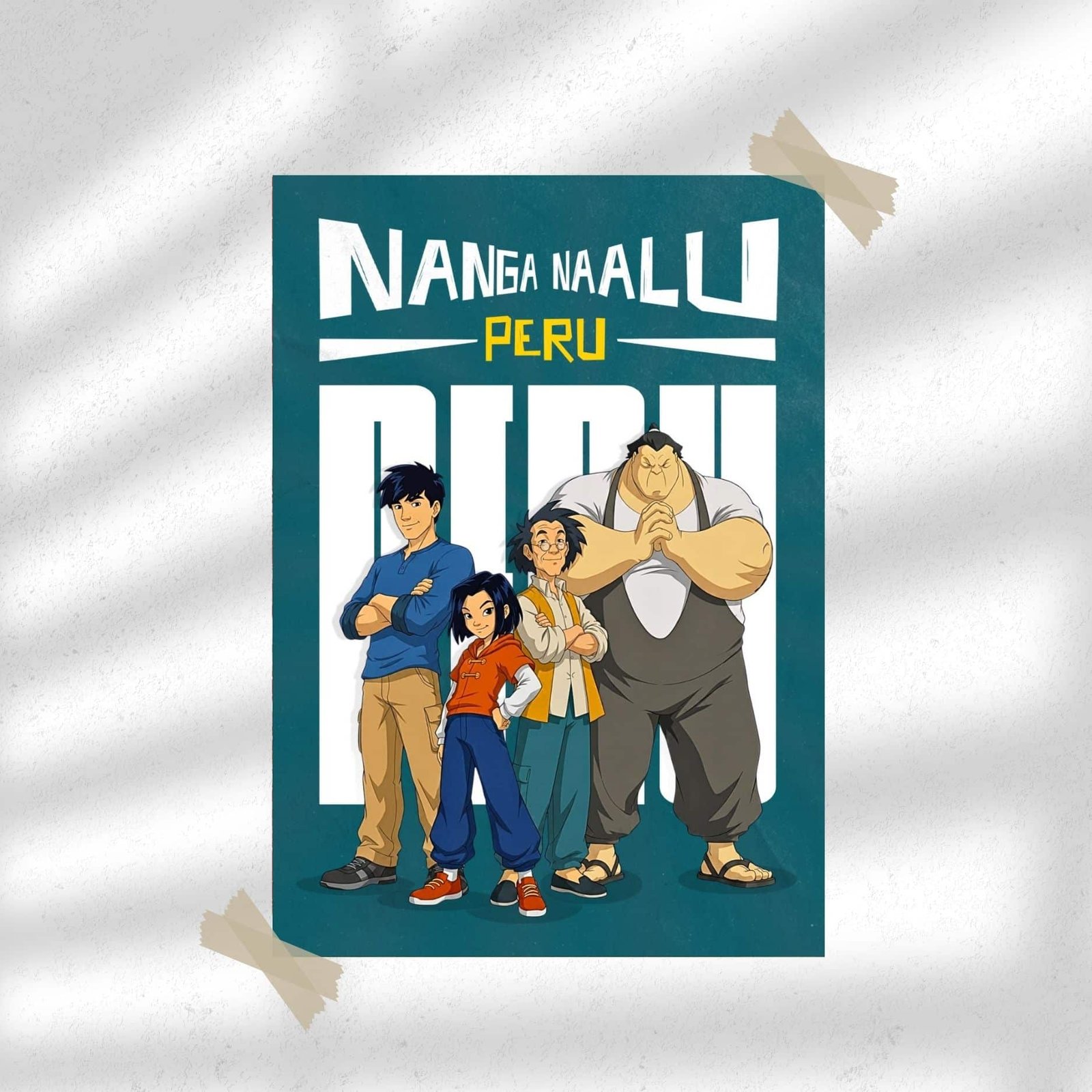 Nanga Naalu Peru | Entertainment Poster | Wall Poster